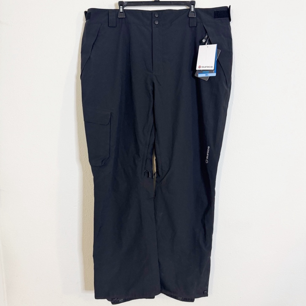 Sunice Men's black Cargo banff S2 shell snow Pants